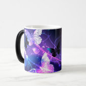 Achtergrond met Nachtvlinders Magische Mok (Voorkant links)