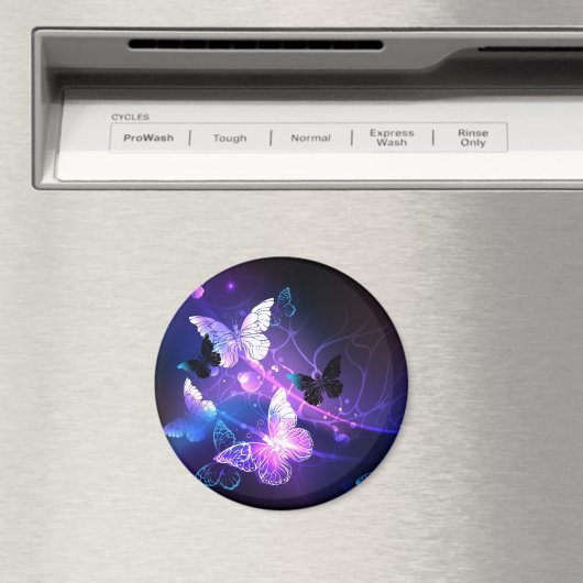 Achtergrond met nachtvlinders magneet (Insitu (Vaatwasser))