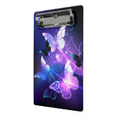 Achtergrond met Nachtvlinders Mini Klembord (Angled2)