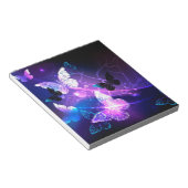 Achtergrond met nachtvlinders notitieblok (Schuin)