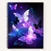 Achtergrond met Nachtvlinders Notitieboek (Voorkant)