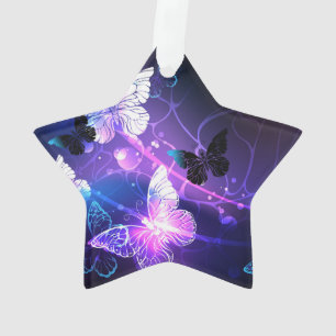 Achtergrond met Nachtvlinders Ornament