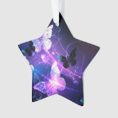 Achtergrond met Nachtvlinders Ornament (voorkant)