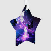 Achtergrond met Nachtvlinders Ornament (voorkant)