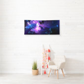 Achtergrond met nachtvlinders spandoek (Insitu)