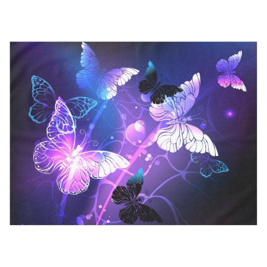 Achtergrond met Nachtvlinders Tafelkleed (Voorkant (Horizontaal))