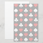 Achtergrond met pakken briefpapier (Voorkant / Achterkant)