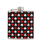 Achtergrond met pakken heupfles (Voorkant)