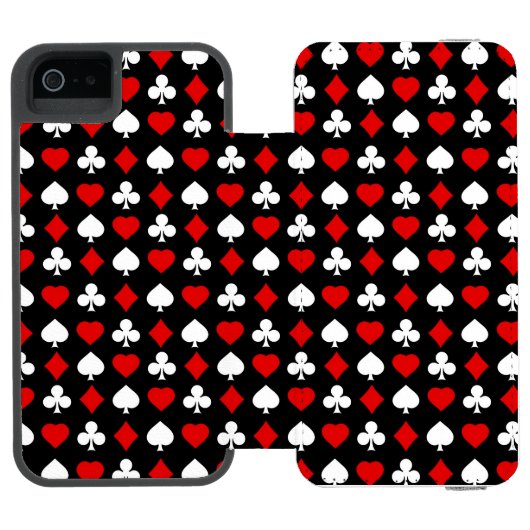 Achtergrond met pakken incipio iPhone portemonnee hoesje (Agenda Open)