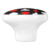 Achtergrond met pakken keramische knop (Zijkant)