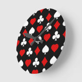 Achtergrond met pakken ronde klok (Hoek)