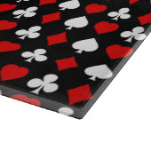 Achtergrond met pakken snijplank (Hoek)