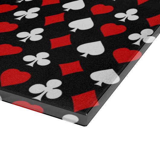 Achtergrond met pakken snijplank (Hoek)