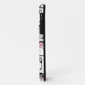 achtergrond met pinguïl vogelillustratie Case-Mate iPhone case (Achterkant/links)