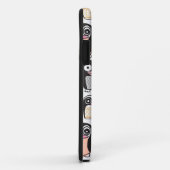 achtergrond met pinguïl vogelillustratie Case-Mate iPhone case (Achterkant/rechts)