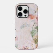  achtergrond met Rozen iPhone Hoesje (Achterkant)