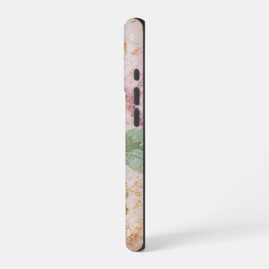 achtergrond met Rozen iPhone Hoesje (Linkerkant)