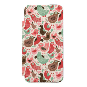 achtergrond met schattige vogels