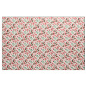 achtergrond met schattige vogels stof (Fat Quarter)