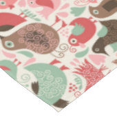 achtergrond met schattige vogels tafelkleed (Gekanteld)