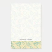 Achtergrond met schelpen. Handtekening 2 Post-it® Notes (Voorkant)