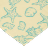 Achtergrond met schelpen. Handtekening Tafelkleed (Gekanteld)