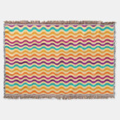 Achtergrond met strepen in retro 2 deken (Voorkant)