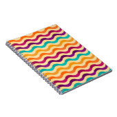 Achtergrond met strepen in retro 2 notitieboek (Rechterzijde)