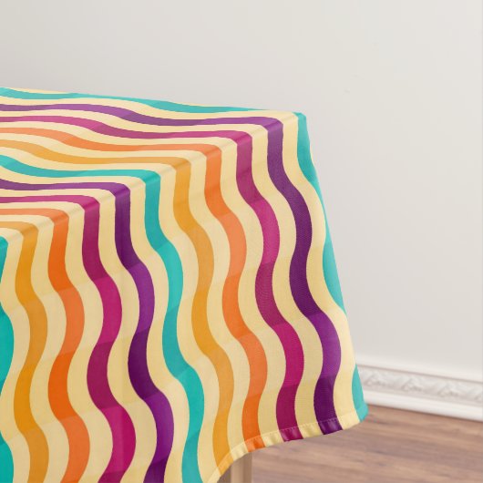 Achtergrond met strepen in retro 2 tafelkleed (Voorbeeld)