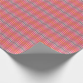 Achtergrond met strepen in retro 3 cadeaupapier (Hoek)