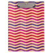 Achtergrond met strepen in retro 3 klembord (Voorkant)