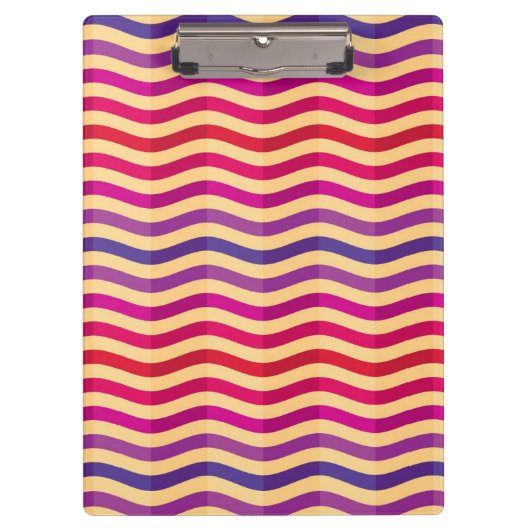 Achtergrond met strepen in retro 3 klembord (Voorkant)