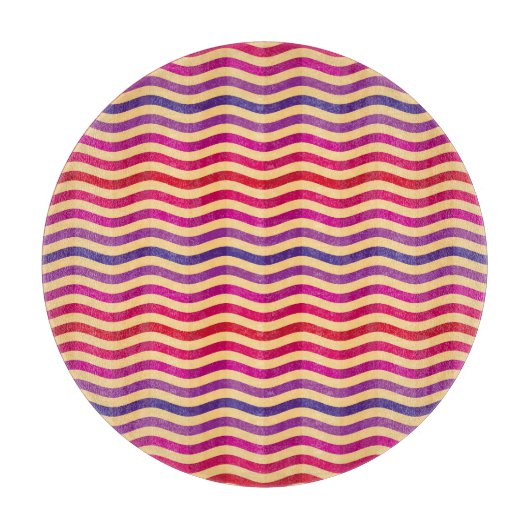 Achtergrond met strepen in retro 3 snijplank (Voorkant)