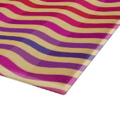 Achtergrond met strepen in retro 3 snijplank (Hoek)