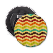 Achtergrond met strepen in retro 4 button flesopener (Voorkant)