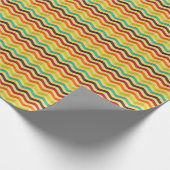 Achtergrond met strepen in retro 4 cadeaupapier (Hoek)