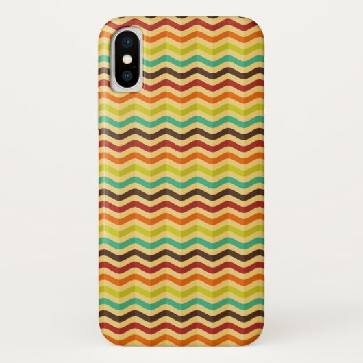 Achtergrond met strepen in retro 4 Case-Mate iPhone case (Achterkant)