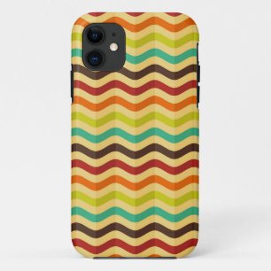 Achtergrond met strepen in retro 4 Case-Mate iPhone case