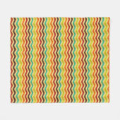Achtergrond met strepen in retro 4 fleece deken (Voorkant (Horizontaal))
