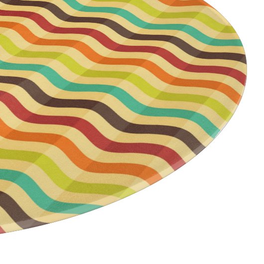 Achtergrond met strepen in retro 4 snijplank (Hoek)