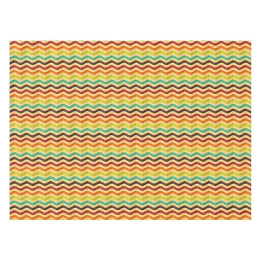 Achtergrond met strepen in retro 4 tafelkleed (Voorkant (Horizontaal))