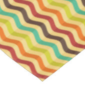 Achtergrond met strepen in retro 4 tafelkleed (Gekanteld)