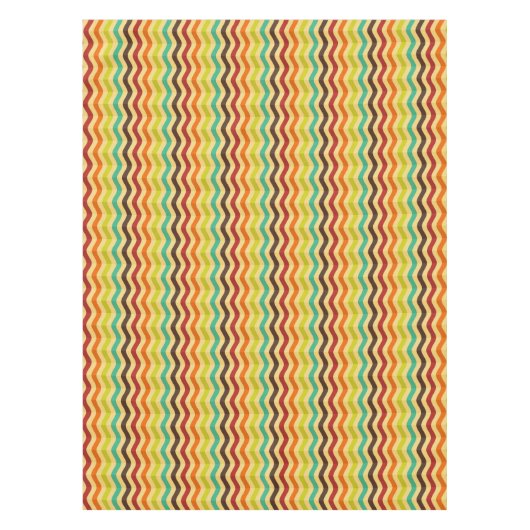 Achtergrond met strepen in retro 4 tafelkleed (Voorkant)