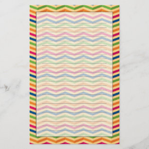 Achtergrond met strepen in retro briefpapier