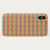 Achtergrond met strepen in retro Case-Mate iPhone case (Achterkant (horizontaal))