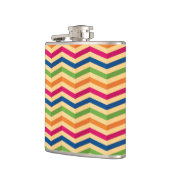 Achtergrond met strepen in retro heupfles (Links)