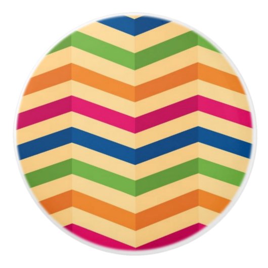 Achtergrond met strepen in retro keramische knop (Voorkant)