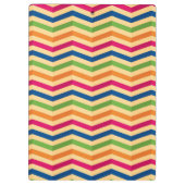 Achtergrond met strepen in retro klembord (Achterkant)