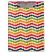 Achtergrond met strepen in retro klembord (Voorkant)