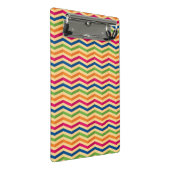 Achtergrond met strepen in retro mini klembord (Schuin)